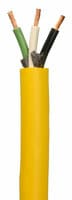 Power Cord 12-3 Yellow Non Marking Rubber - priced by ft.