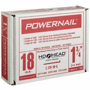 Powernail 1-3/4" 18 gage cleats - 5000 Box