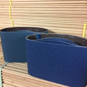 SanderParts High Quality Blue Zirconia Belts (8" Machines) - 7-7/8"x29-1/2" (24g-100g) Box of 10