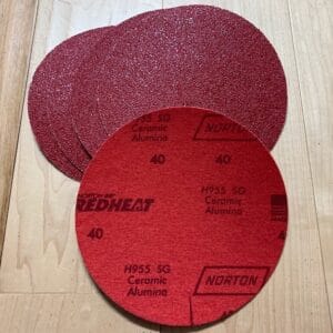 7" Red Heat H&L Norgrip Discs Box-25