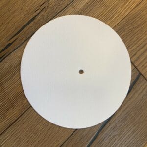 Edger Felt Pad 7" - 5/16" center hole - White Pad ea.