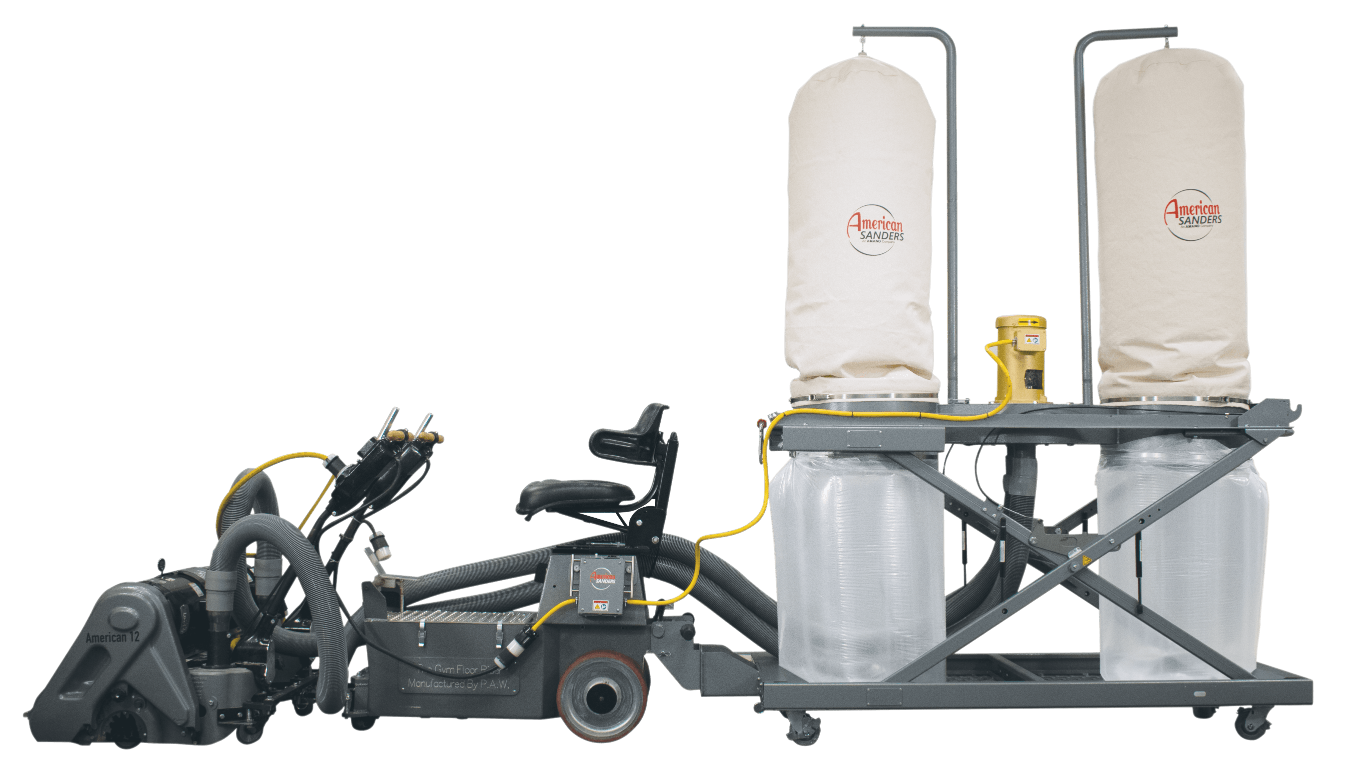 American Sanders – Dual 12in Machines-Rider-Vacuum System
