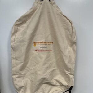 Lg Sander Tie-On Bag with Zipper Bottom - Elastic Neck