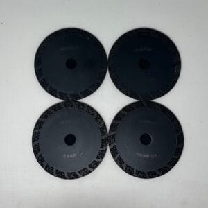 6" - 20 Grit Diamond Discs with Velcro for Bona Power Drive by Neulight- Set of 4 Discs