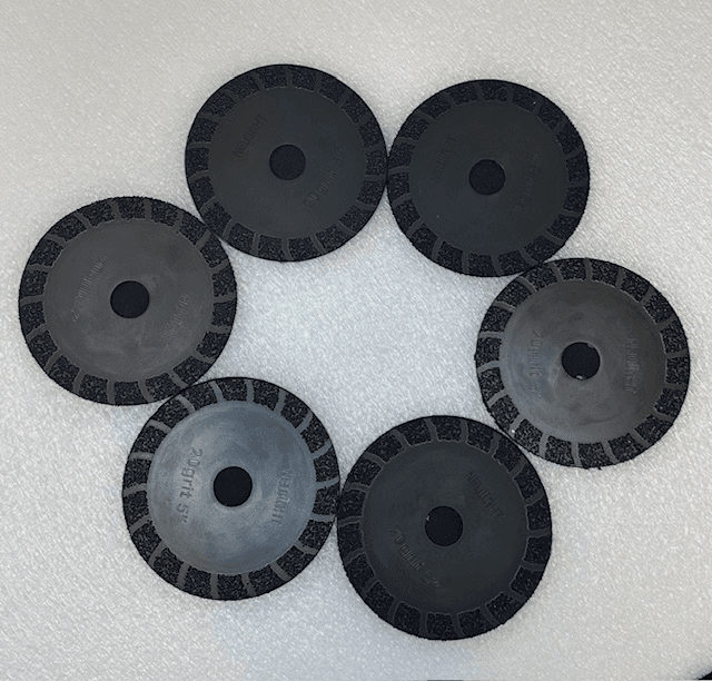 5" Diamond Discs 20 Grit for Hydrasand & Multidiscs by Neulight - 6 unit Set
